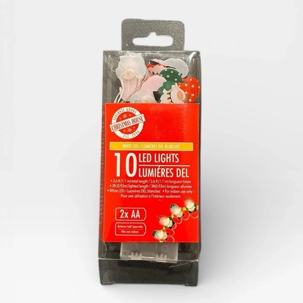 Santa LED 10 Lights 3.6ft